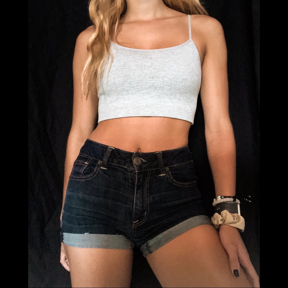 American Eagle |  Dark Jean Shorts